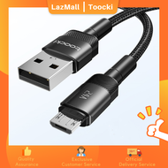Toocki 2.4A Micro USB Cable Fast Charging Data Wire Cord Micro USB Charger Cable For Samsung Xiaomi LG Vivo Oppo Android Fast Charging Data Cable Fast Charger Cable USB Data Cable