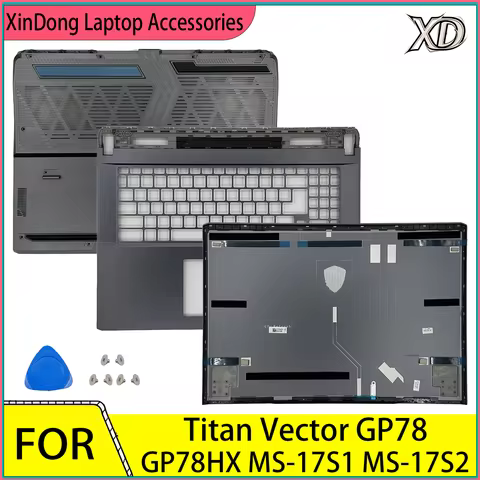 New For Titan Vector GP78 GP78HX MS-17S1 MS-17S2 Vector 17 HX Laptop LCD Back Cover Top Case/LCD Bez