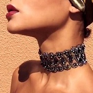 Fashion Diamond Necklace Game Interactive Crystal Necklace Clavicle Diamond Necklace #Same Day Deliv