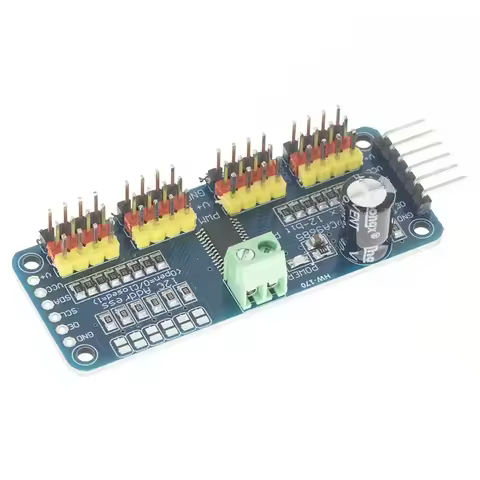 PCA9685PW 16 Channel 12-Bit PWM Servo Shield Driver I2C Interface PCA9685 Module For Raspberry Pi