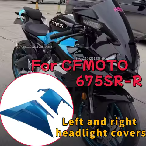 For CFMOTO CF 675SR-R Headlamp housing outer cover,shell guard plate,deflector cover,headlamp side p