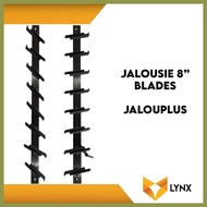 ◊ ❀ ⚡ Jalousie Jalouplus 8 Blades for Louver Window 1 Pair