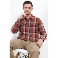 KEMEJA Cardinal Men's Slim Fit Long Sleeve Shirt C2902J03A