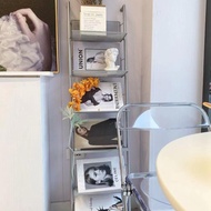 [6.10,000 People Collection] ins Medieval Floor-length Multi-layer Newspaper Shelf Studio Shooting D