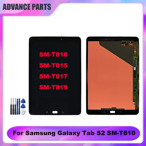 AMOLED For Samsung Tab S2 9.7 SM-T810 T815 T817 T819 LCD Display Touch Screen Digitizer Assembly Rep