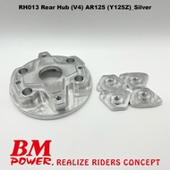 BM Power CNC Balancing Racing Rear Hub Adapter (V4) convert drum brake to disc brake for AR125 rim Y125Z cutting