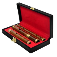 Irish Pro D4 Flute Professional 9-Hole Wooden Flute with Adjustable Silver Plated Key Carrying Case 