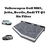 Volkswagen Golf MK5, Jetta, Beetle, Audi TT Q3 Air Filter (Active Carbon Charcol)