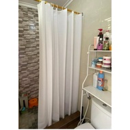 PUTIH Bj4rsen shower curtain, white, 180x200 cm