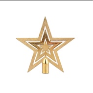 CHRISTMAS TREE DECORATION STAR CHRISTMAS TREE DECORATION STAR/ CHRISTMAS TREE PLASTIC STAR DECORATIO