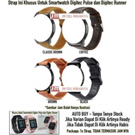 New Tali Jam Tangan Strap Digitec Pulse / Runner - Genuine Leather