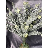 [Decorative leaves] High quality plastic apple branches and leaves with chalk