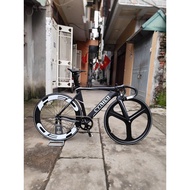 (Chat with shop before ordering) Cypher fixed gear bicycle with curved handlebars, 3-wheel front whe