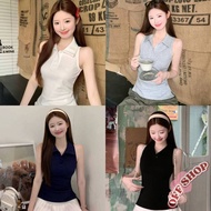 OFF SHOP New 2025 Sleeveless Collar Shirt The Color Is Very Comfortable To Wear. Korean Style' FY330