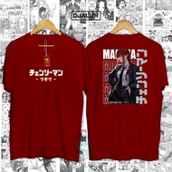 T-shirt Makima Chainsaw Man T-Shirt Anime Manga Antem T-Shirt Outdoor Distro DjalurS-5XL