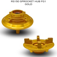 ENKE1 FG1 RS150 CNC ALLOY SPROCKET HUB SET RS150 CLUCTH HUB RUMAH SPOKET BEARING AND OIL SEAL INCLUD