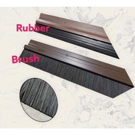 Rubber Door Bottom Seal Rubber Door Seal Dust Proof Safe PVC Strip/Pintu getah Bahagian bawah pintu getah