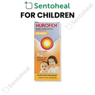 Nurofen For Children 60ml Orange Flavor - Relief pain and fever for kids