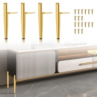 【VVL】-Furniture Feet Height 19.5cm Gold Metal Table Legs Maximum Load 600 Kg Furniture Legs Sofa Foo