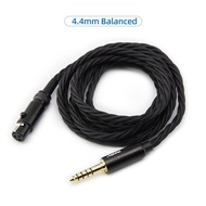 FAAEAL Headset Cable 3.5mm/4.4mm to 3Pin Mini XLR Connector 4-Strands 252 Core High-Purity Copper Co