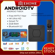 POWERFUL ANDROID BOX ANDROIDTV PLUG AND PLAY WITH NETFLIX YOUTUBE AND IPTV BROADCAST STREAMING MALAYSIA