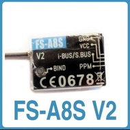 Flysky FS-A8S V2 FS A8S 2.4G 8CH Mini Receiver with PPM i-BUS SBUS