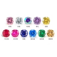 F136 Titanium Medical Implant Grade Titanium Alloy Zircon Earrings G23 Titanium Alloy Earrings Snail