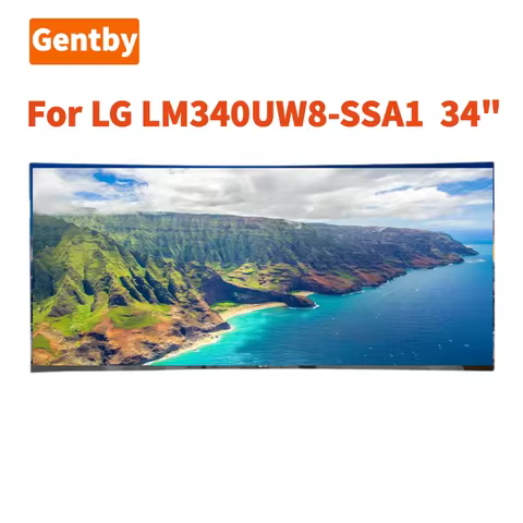 Original 34-inch 4K Curved Fish Screen LM340UW8-SSA1 LM340UW8 SSA1 LM340UW3 SSA1LM340UW3-SSA1 30Pins