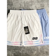 3X3 American Basketball Pants Men Summer Sports Shorts Quick-Drying Breathable Running Fitness Train