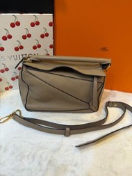 22年 羅意威/Loewe 大象灰 幾何包puzzle 小號 24cm