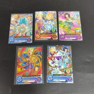 BANDAI - (5件套) 七龍珠英雄活動限定卡 P卡 燙金咭 第三季 (日文) [平行進口]