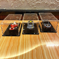 กล่องแสดงอะคริลิกสำหรับชิ้นส่วนรถโมเดล Lego Speed Series 75892 76895 Ferrari กล่องแสดงแบบโปร่งใสสำหร