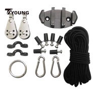 [In Stock] Kayak Anchor Pulleys Sturdy W Kayak Anchor for Canoe