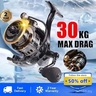 【Terjual 10 juta unit dengan laris】reel pancing asli besi fishing reel 10kg HE1000 - 7000：Reel meman