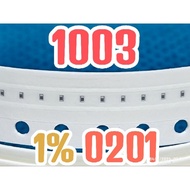 10pcs Chip resistor smd 1003 104 size 0201 100Kohm 100K ohm