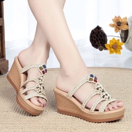 SLURP SHOP Dép đế xuồng dép đế xuồng sandal đế xuồng dép xuồng dép xinh cho nữ dép cao đế xuồng nhẹ