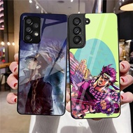 Jojo Bizarre Adventure 03 Tempered Glass Phone Case For Samsung Galaxy A11 A14 A20 A30 A22 A32 A33 A