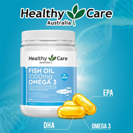 Viên Uống Dầu Cá Omega 3 Healthy Care Fish Oil Omega-3 1000mg Của Úc 400 viên