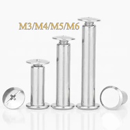 304 stainless steel Chicago screw binding post screw M3/M4/M5/M6 * L4-160mm 【ZHDS*】