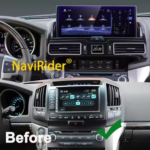 Yes 12.3 Inch Android 13 Screen For TOYOTA LAND CRUISER 200 LC200 2008-2015 Car Radio GPS Video Play