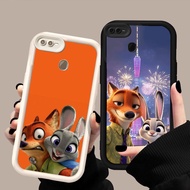 MK-106 Zootopia Soft Silicone Casing for OPPO A7 F7 A12s A12 F9 A5S Realme 2 Pro