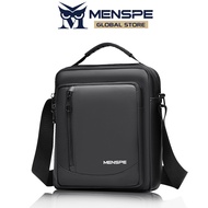 MENSPE Mens Bag Shoulder Messenger Bag Waterproof Sling Crossbody Bag Business Bag Multi-Layer Pocke