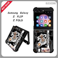 Hardcase TPU Casing Samsung Galaxy Z Flip Fold 5 4 3 5G Custom Luffy BC552