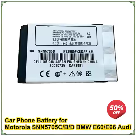 Car Phone Battery for Motorola SNN5705B SNN5705C SNN5705D for BMW E60/E66 for Audi Replacement Car P