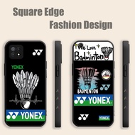 Casing For infinix Hot 9 Pro Note 10 11 12 Smart 6 7 20 30i 30 Play Yonex Badminton Racket Collage OAP03 Phone Case Square Edge