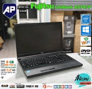 ✅👍โน็ตบุ๊ค Notebook Fujitsu LifeBook A576/P Celeron Gen6 / RAM 4-8GB (DDR4) HDD 500GB HDMI WIFI จอ 1
