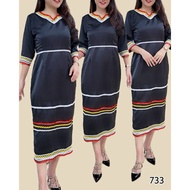BIDAYUH DRESS MODEN SARAWAK BORNEO MIDI