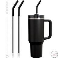 LF Metal Straw Suitable for Stanley 14oz/20oz/30oz/40oz Cup, Long Reusable Stainless Steel Replaceme