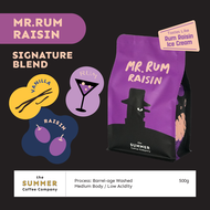 The Summer Coffee Company เมล็ดกาแฟคั่ว Mr.Rum Raisin 500 g.
