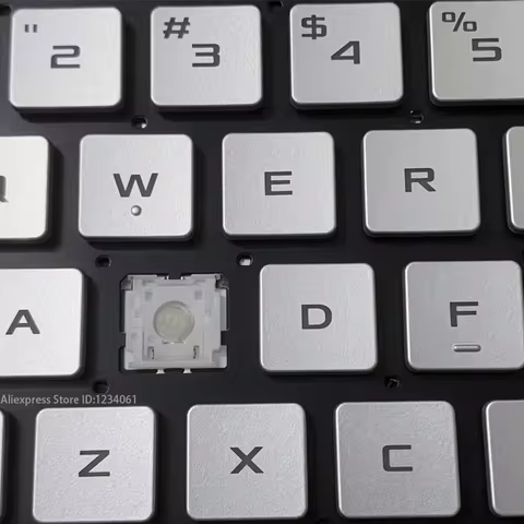 Silver Replacement Keycap Key For Asus ROG G14 Zephyrus GA401 GA401I GA401IU GA401IV GA401M GA401QH